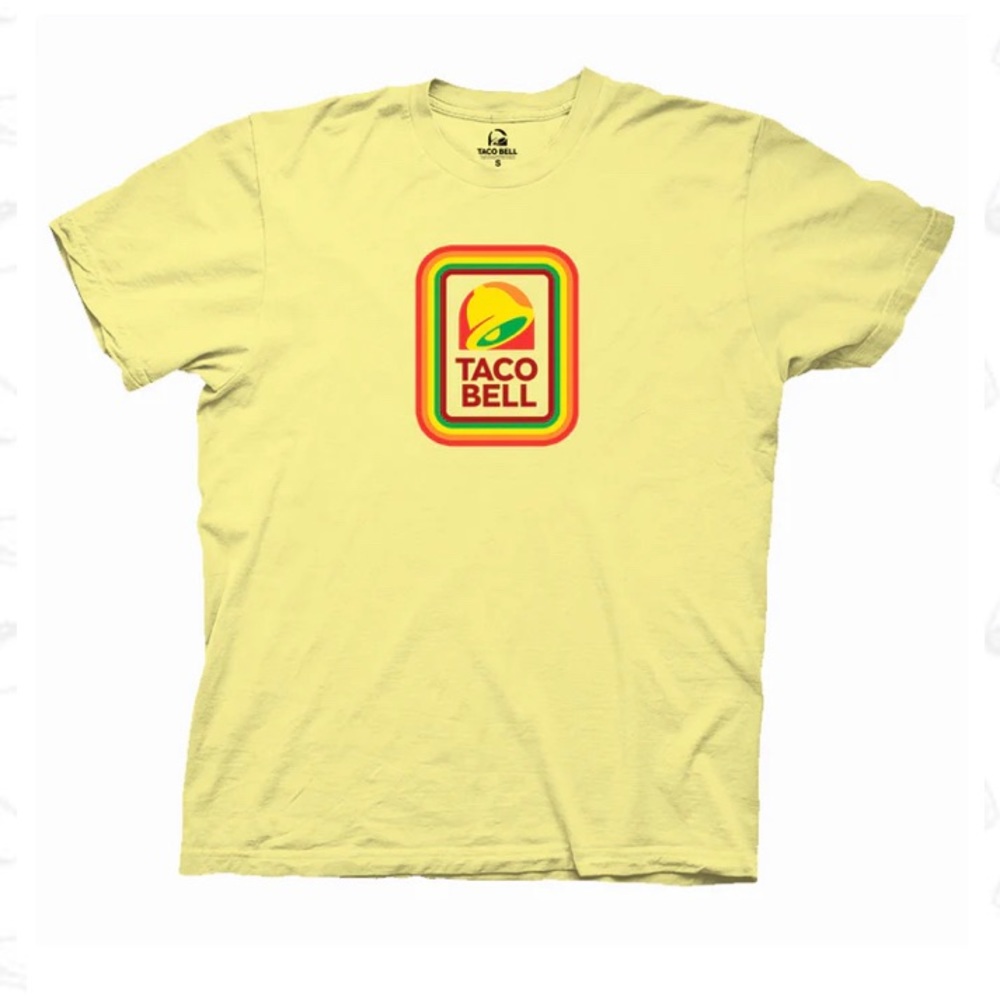 Retro - inspired Taco Bell logo tee